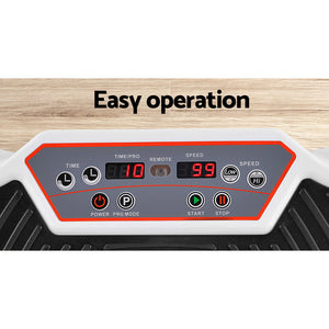 Everfit Vibration Machine Platform | Vibrator Resistance Rope | Home Fitness | White