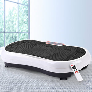 Everfit Vibration Machine Platform | Vibrator Resistance Rope | Home Fitness | White