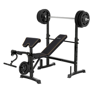 Everfit Weight Bench | 10 in 1 | Bench Press | Home Gym Station | 330kg Capacity