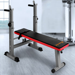 Everfit Weight Bench | Squat Rack Bench Press | Home Gym Equipment | 200kg