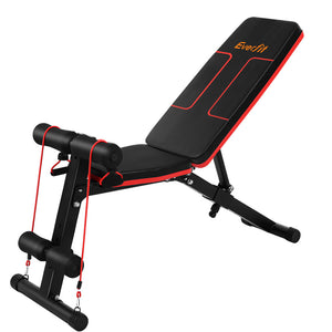 Everfit Weight Bench | Adjustable FID Bench Press | Home Gym | 150kg Capacity