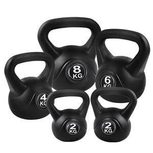 Everfit 22kg Kettlebell Set | Weight Lifting | Kettlebells | Bench | Dumbbells | Gym | Home