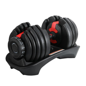 Everfit 24kg Dumbbells Adjustable Dumbbell | Weight Plates | Home Gym