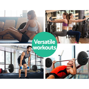 Everfit Weight Plates Standard | 2X 10kg Barbell Plate | Weight Lifting