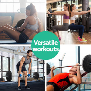 Everfit 50kg Barbell Weight Plates | Standard | Home Gym | Press Fitness Exercise