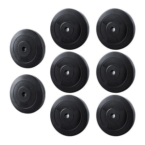 Everfit 70kg Barbell Weight Plates | Standard | Home Gym | Press Fitness Exercise