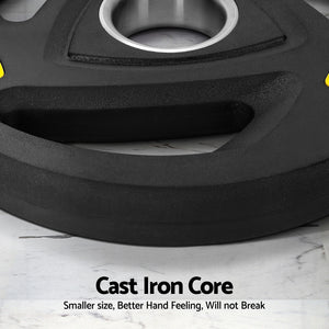 Everfit Weight Plates | Standard 25kgx2 | Dumbbells | Barbells Plate | Weight Lifting | Home Gym