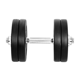 Everfit 25kg Dumbbell Set | Weight Plates | Dumbbells | Lifting Bench