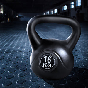 Everfit 16kg Kettlebell Set | Weight Lifting | Bench | Dumbbells | Kettlebell | Gym | Home