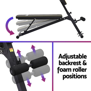 Everfit Roman Chair | Adjustable Weight Bench | Strength Training | Preacher Curls