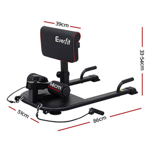 Everfit Deep Sissy Squat Weight Bench | Adjustable Leg Extension | Strength Training