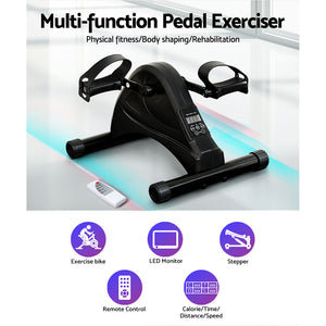 Everfit Pedal Exerciser | Mini Exercise Bike | Cross Trainer | Under Desk Bike