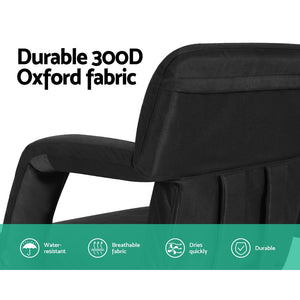 Floor Lounge Sofa Bed Set 2pc | Heated Cushion | With Armrests