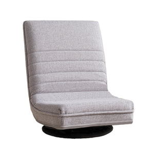 Swivel Floor Chair | 360° Adjustable | Foldable Lounge Seat | Grey