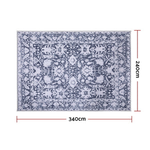 Soft Velvet Washable Rug | 240x340cm | Modern Floor Carpet Mat