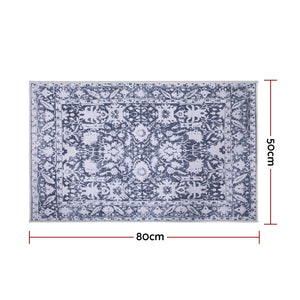 Velvet Entry Mat | 50x80cm | Non-Slip Small Rug | Modern