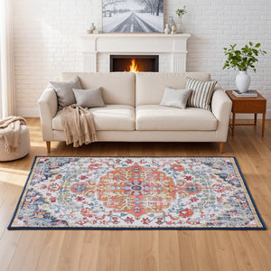 Washable Area Rug | 120x170cm | Geometric Pattern | Modern