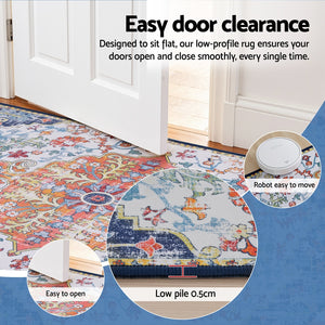 Washable Geometric Rug | 240x340cm | Modern Area Carpet Mat