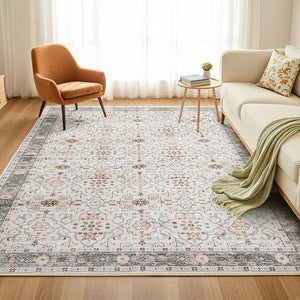 Washable Floor Rug | 200x290cm | Modern Large Area Carpet