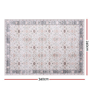Washable Area Rug | 240x340cm | Modern Extra Large Carpet