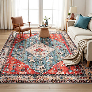 Washable Area Rug | 200x290cm | Modern Style | Large Carpet Mat