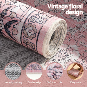 Washable Vintage Rug | 200x290cm | Large Area Carpet