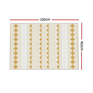 Floor Rugs | 160x230cm | Washable Area Mat | Large Carpet | Soft Short Pile Ella
