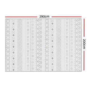 Floor Rugs | 200x290cm | Washable Area Mat | Large Carpet | Soft Short Pile Una