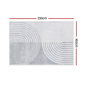 Floor Rugs | 160x230cm | Washable Area Mat | Large Carpet | Faux Rabbit Fur Cyril