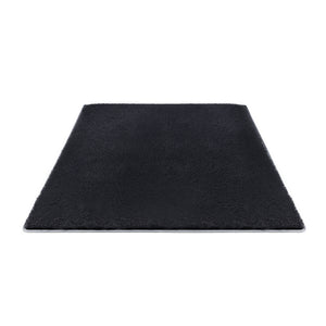 Plush Shaggy Rug | 140x200cm | Living Room Bedroom | Black