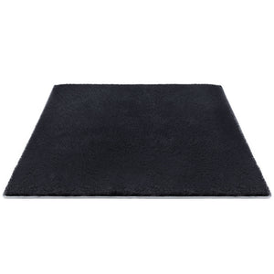Plush Shaggy Rug | 160x230cm | Living Room Bedroom Carpet | Black