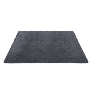 Extra Large Shag Rug | 200x290cm | Plush Carpet | Grey