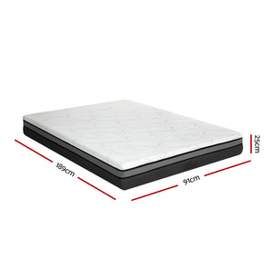 Giselle Bedding | Memory Foam Mattress | Bed Cool Gel | Non Spring | 25cm | Single