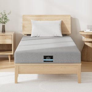 Bedding Memory Foam Mattress 15cm | Cool Gel Charcoal | 7-Zone Support | Bamboo Cover | Single Size