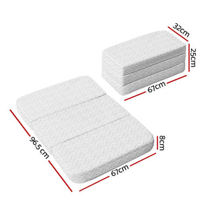 Giselle Bedding Foldable Mattress | Foam Cot Bed | Cool Gel Comfort