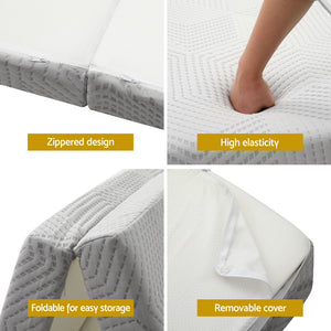 3-Foldable Mattress | Folding Foam Design | Double Size
