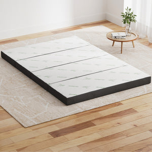 Foldable Mattress | Bamboo Fabric Folding Foam Mattress | Double Size