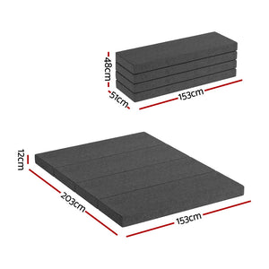 Foldable Foam Mattress | Portable Mat | Queen