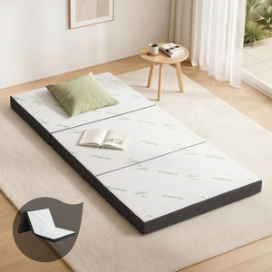 Bedding | Folding Foam Portable Mattress | Bamboo Fabric