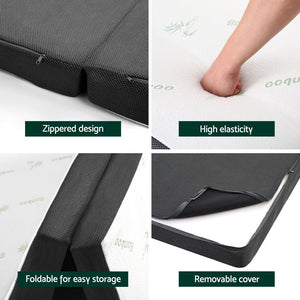 Bedding Foldable Mattress | Folding Foam | Double | Bamboo