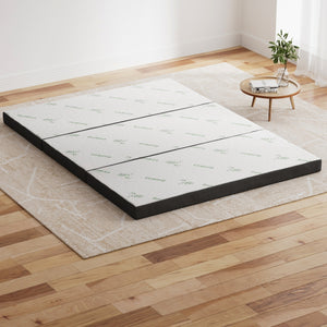 Foldable Mattress | Bamboo Fabric Folding Foam Mattress | Queen Size
