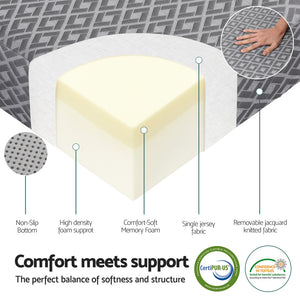 Tri-Fold Memory Foam Sofa Bed | Camping Cushion Mattress