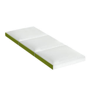 Bedding | Foldable Mattress | Folding Foam Trifold | Green