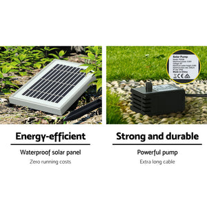 Gardeon Solar Water Feature with LED Lights | Angel | 94cm