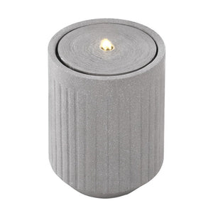 Gardeon Solar Fountain | Outdoor Water Feature with LED Lights | Beige