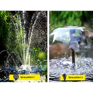 Solar Pond Pump | Submersible Water Fountain Kit | 9.8FT