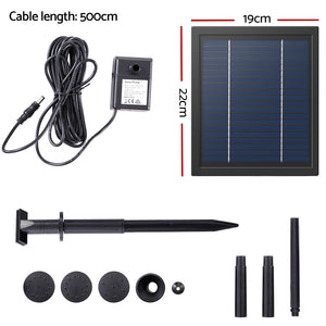 Solar Pond Pump | Submersible Water Fountain Kit | 6.1FT