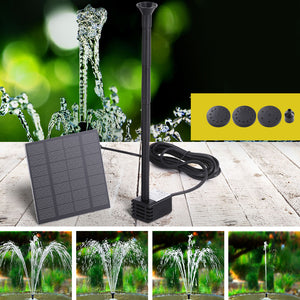 Solar Pond Pump | Submersible Water Fountain Kit | 2.6FT