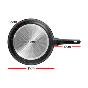 5-Star Chef Frying Pan | Non-Stick Cast Aluminium | 30cm