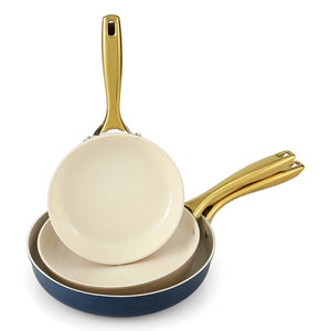 Ceramic Frypan Set 3pc | Multi Colour